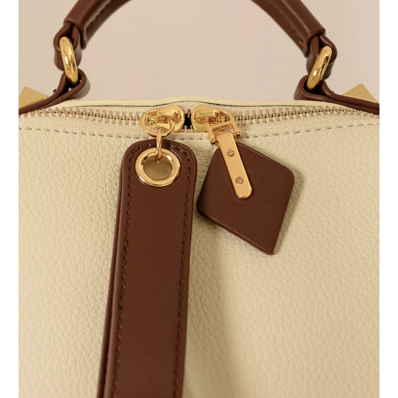 Summer New Large-capacity Boston Pillow Bag Women's Cross-body High-quality Soft Leather Portable Commuter Texture Shoulder Bags