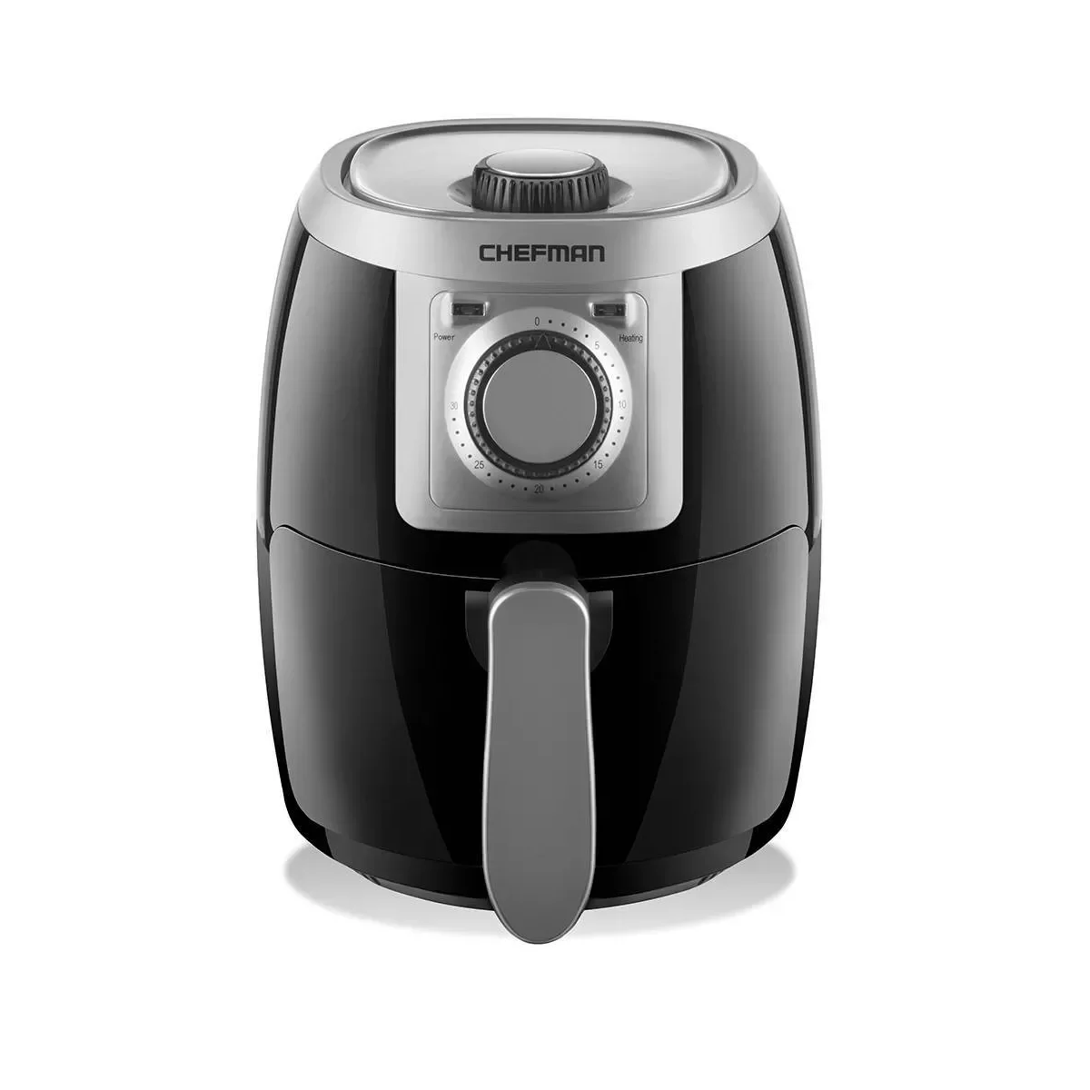 

Chefman 2.1qt Analog Air Fryer - Black/Silver