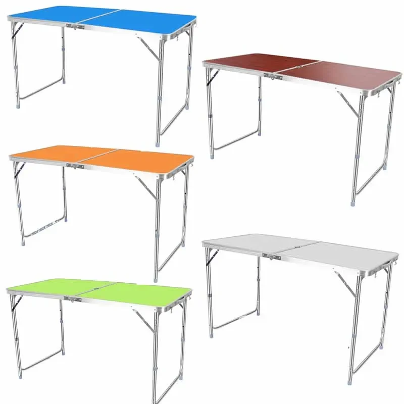 Indoor and outdoor Aluminum alloy small portable folding table tennis table sets include RACKET/NET Multipurpose Folding