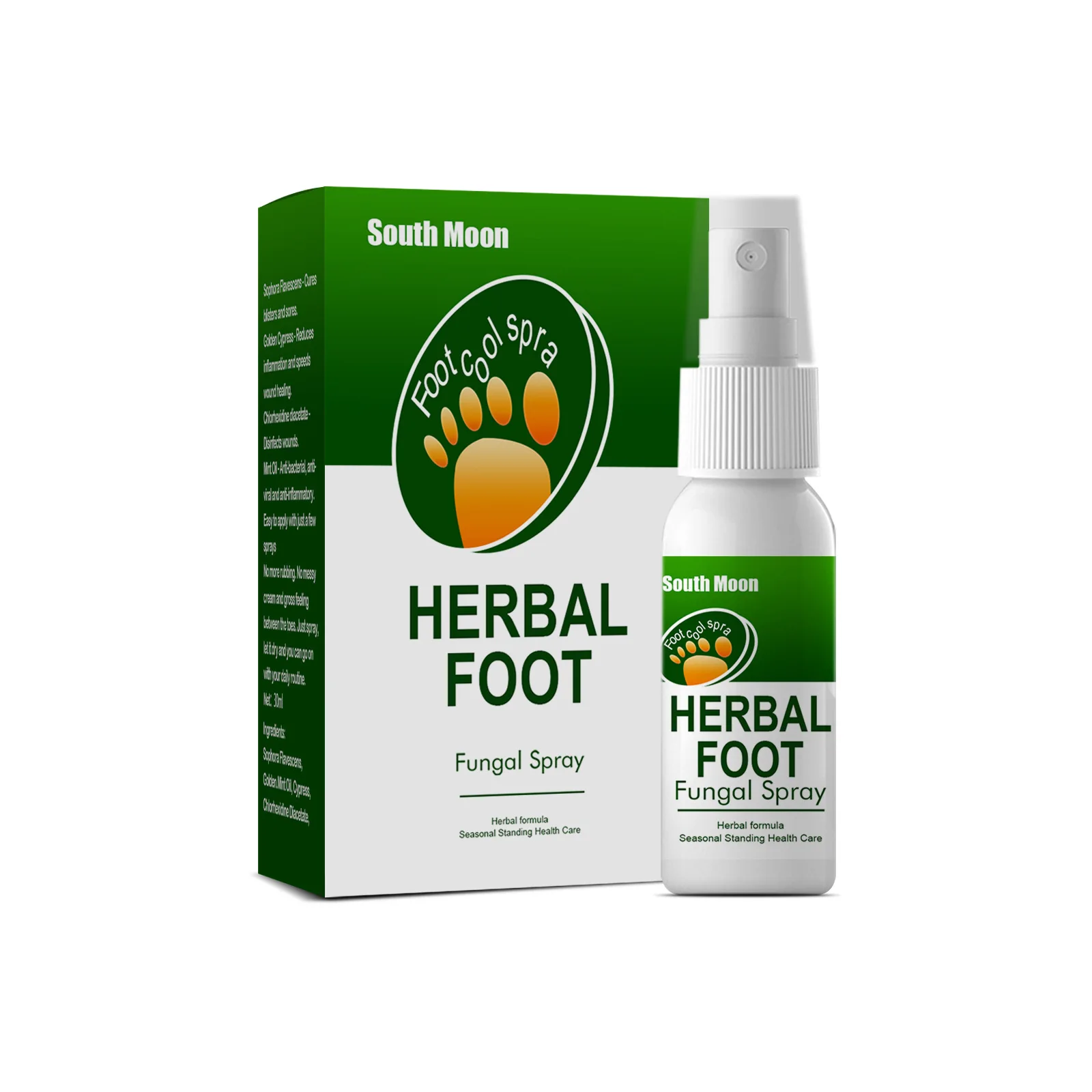 Herbal spray Sweat, Odor and Itch Relieving Foot Care Spray_voghion.com