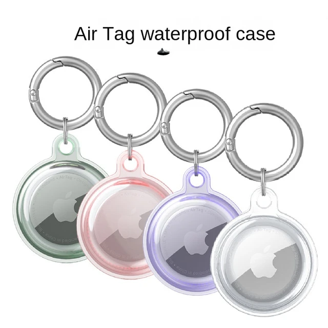 Étui/porte-clés en Siliconen pour Apple AirTag – Transparent