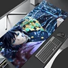 Demon Slayer Tomioka Giyuu Mouse Pad Gaming Accessories PC Gamer alfombrilla xxl Computer Desk Mat Laptop Varmilo Keyboard Pads 6