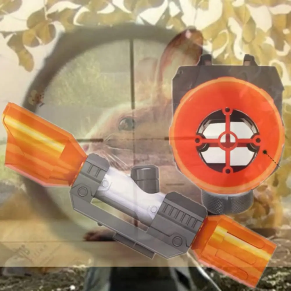 Scope Sight for Nerf Gun Toy Plastic Tactical Scope Sight Attachment with Reticle Targeting Accessory for Modify Toy Kids Gift 5