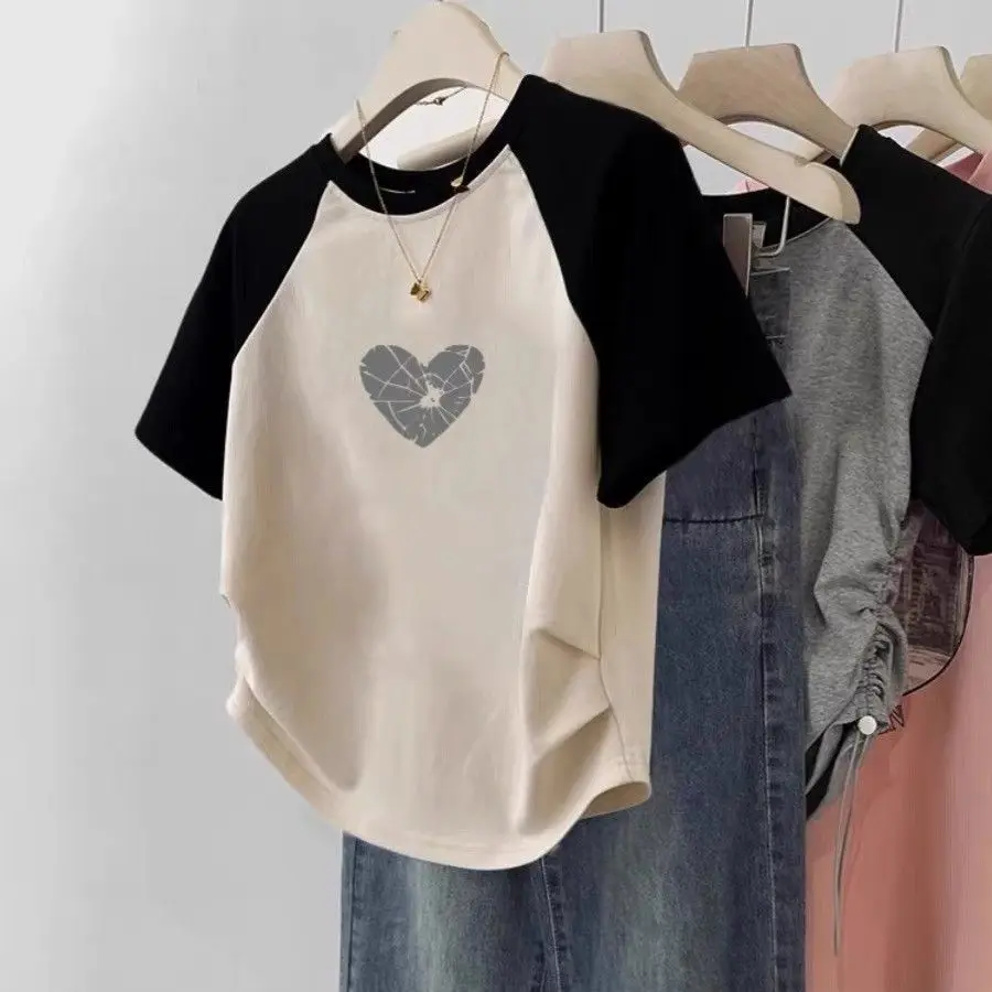 Gray heart - beige & black mix 111