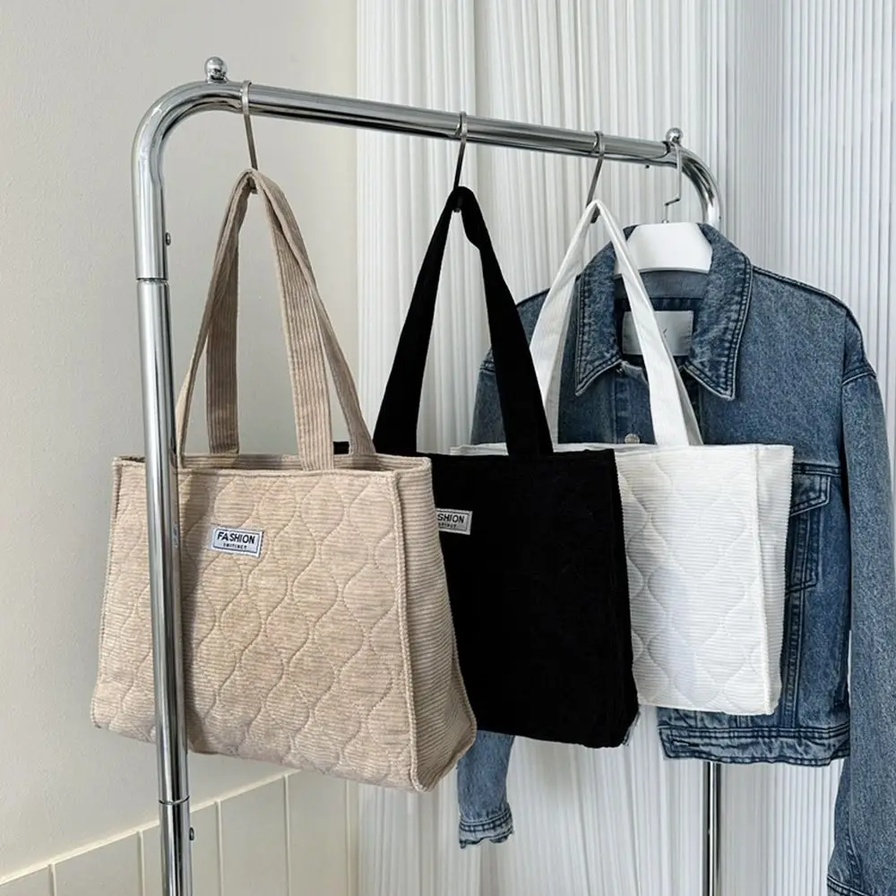 

Large Capacity Shoulder Bag Casual Simpe Reusable Shopping Bags Tote Bags Women Girls