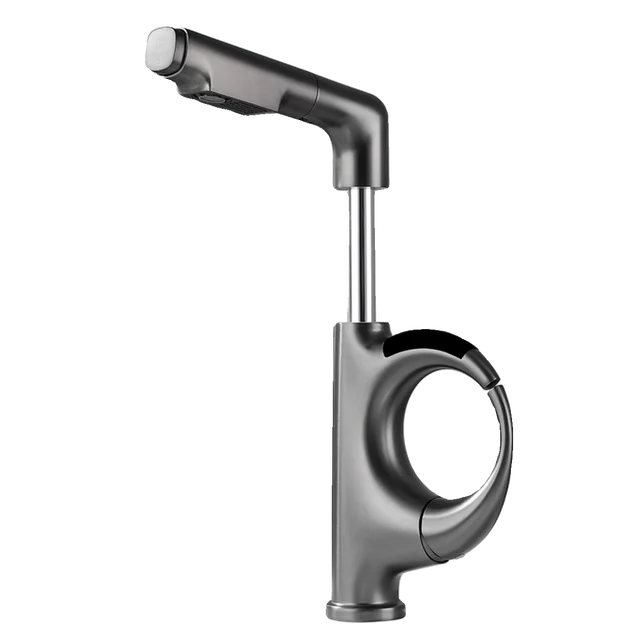 ก๊อกน้ำห้องน้ำแบบแปรงขัดเงา ดีไซน์สร้างสรรค์แบบดึงออกได้ พร้อมแขนหุ่นยนต์อัจฉริยะ จอแสดงผลดิจิตอล ก๊อกน้ำแบบยืดหดได้ น้ำร้อนน้ำเย็น รุ่น G3/8G2/1 5 ก๊อกน้ำห้องน้ำแบบแปรงขัดเงา ดีไซน์สร้างสรรค์แบบดึงออกได้ พร้อมแขนหุ่นยนต์อัจฉริยะ จอแสดงผลดิจิตอล ก๊อกน้ำแบบยืดหดได้ น้ำร้อนน้ำเย็น รุ่น G3/8G2/1 5