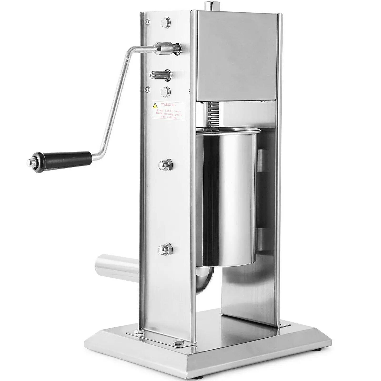 VEVOR EU Stock 3L 5L 7L Sausage Stuffer Filler Maker Meat Machine Slow/Fast Vertical With 5 Stuffing Tubes 4