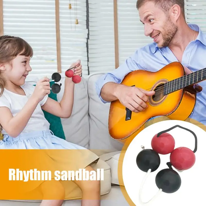 Aslatuas Rhythmic Ball 2pcs Asalato Kashaka Sand Ball Rhythmic Shakers Adults Teenagers Percussion Instrument Shakers
