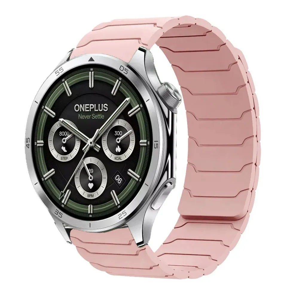 Magnetic Silicone Strap - Adjustable 20/22mm Bracelet Wristband