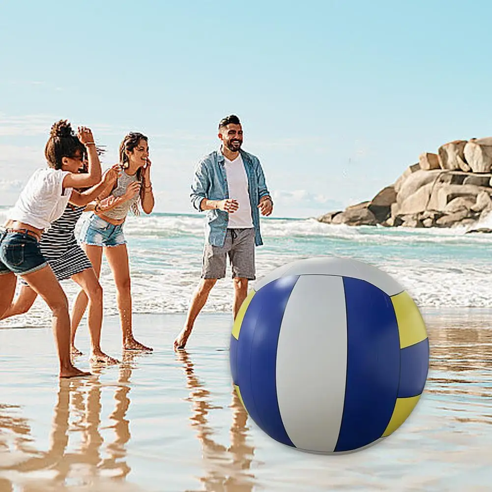 Giant PVC Inflatable Beach Volleyball Big Football Fun Beach Outdoor Team Sports Building Ball Ball Grass Volleyball Me B5D4