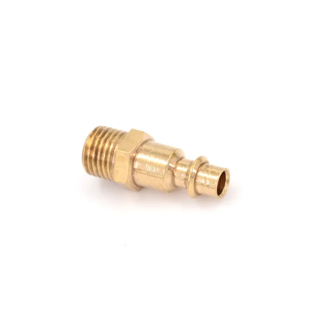 1Pc Kompressziós Szilárdsági Korrózió -Ellenállás Gyors Csatoló Légvonal Tömlő Hím Csatlakozó Légitársaság Szerelvények 1/4 "Npt Szerszám