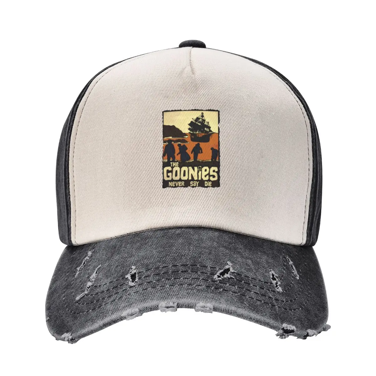 Casual The Goonies Movie Poster Berretti Da Baseball Unisex Distressed Cotton Headwear Outdoor Allenamenti Caps Hat