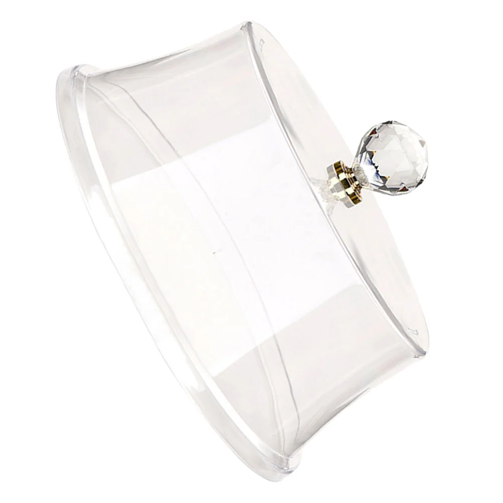 Material Dustproof Food Cover Dish Storage Cover Cake Protector Fresh Keeping Lids Home Storage ganization Transparent