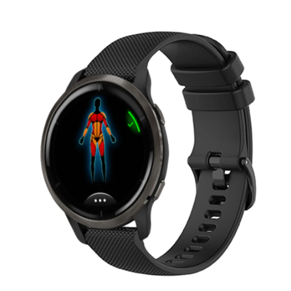 Cinturino Smart Watch per Garmin Venu SQ 2s 3s 2 Plus/Forerunner 255s 265s 255 55 245 645 Vivoactive 3 4 4s 5 cinturino in Silicone - immagine 4