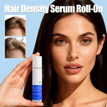 Olio per la Crescita dei Capelli allo Zenzero, Trattamento Nutriente e Rinforzante per Radici e Cuoio Capelluto, Siero Contro la Caduta dei Capelli, Essenza Idratante per la Cura dei Capelli con Applicatore a Rullo