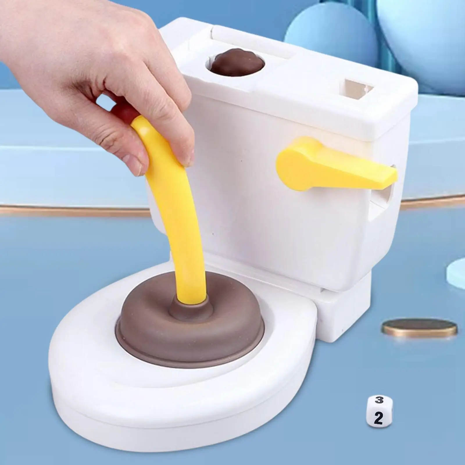Novelty Poop Toilet Plunger Toy April Fool'S Day Toys Prank Joke Toy ...