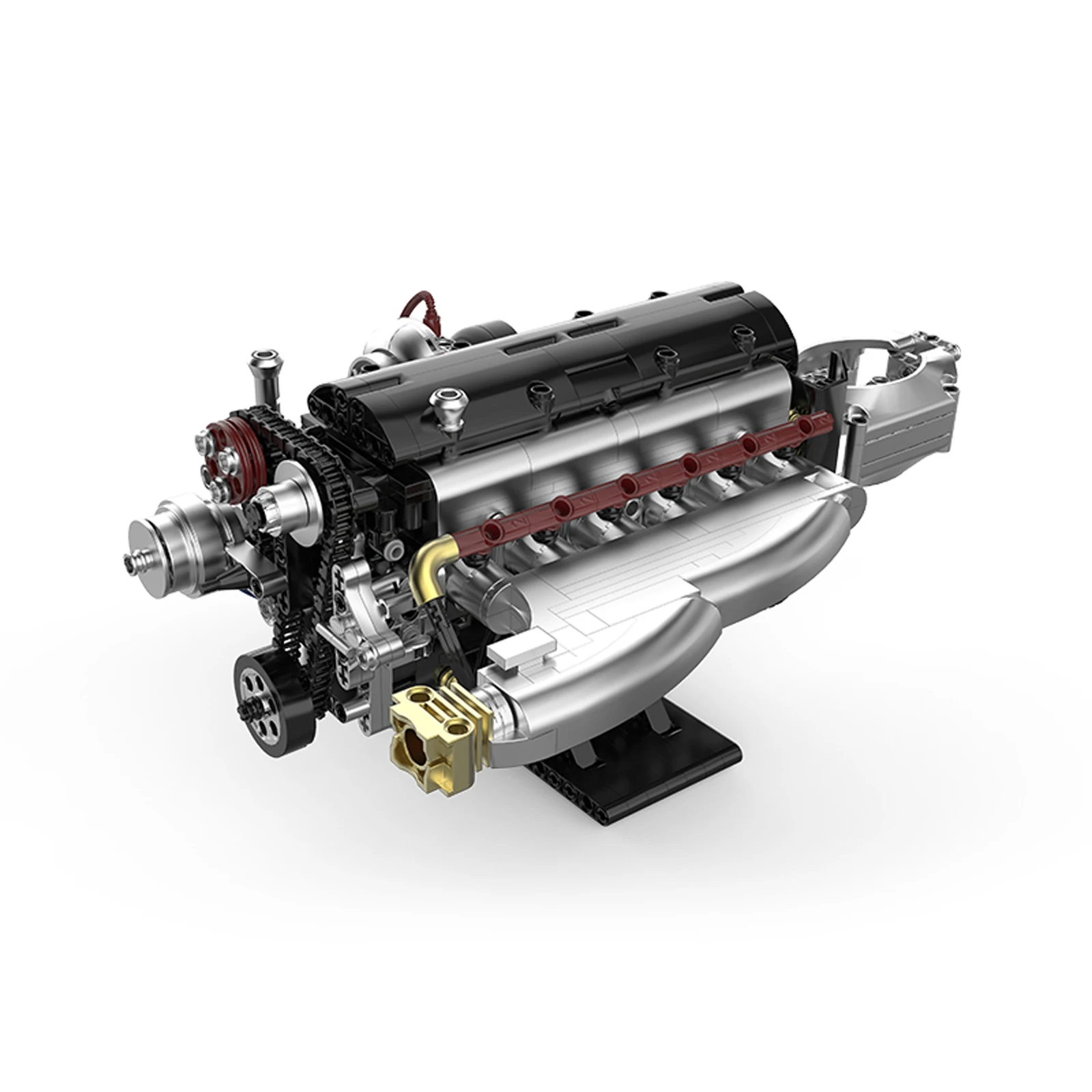 PB8814 2JZ-GTE Модель двигуна 974 шт. Будівельні блоки Технічна механічна збірка Іграшка Подарунок для любителів автомобілів Дорослі Підлітки