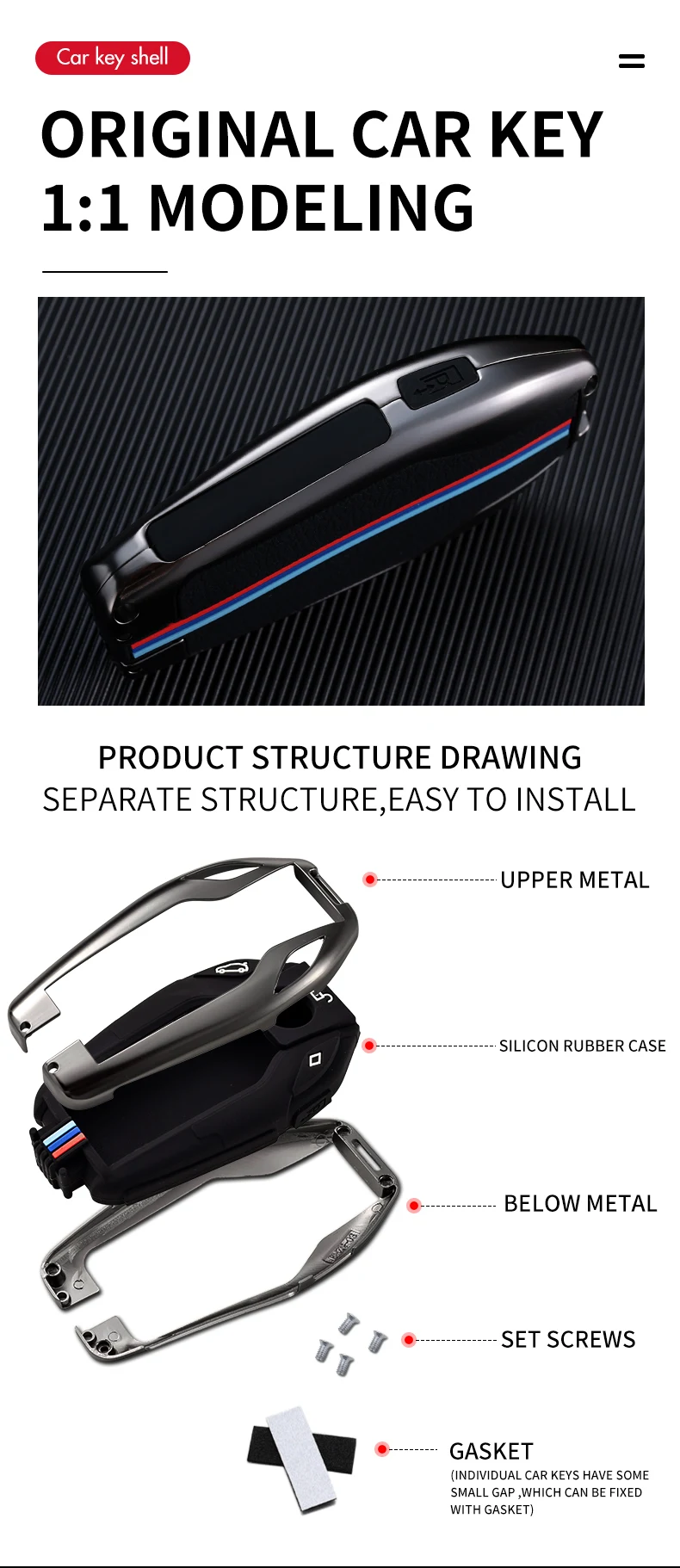 Cover chiate/telecomando per BMW Display 5 7 Serie 730Li 740 630 G12 G30 G31 G32 G02 X5 G07 X6 X7 Borsette Accessori Auto - S1bca0985a1ba4807b6cc7538db83f5c0T