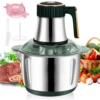 Stainless Steel Meat Grinder Food Crusher Vegetable Slicer Chopper 1