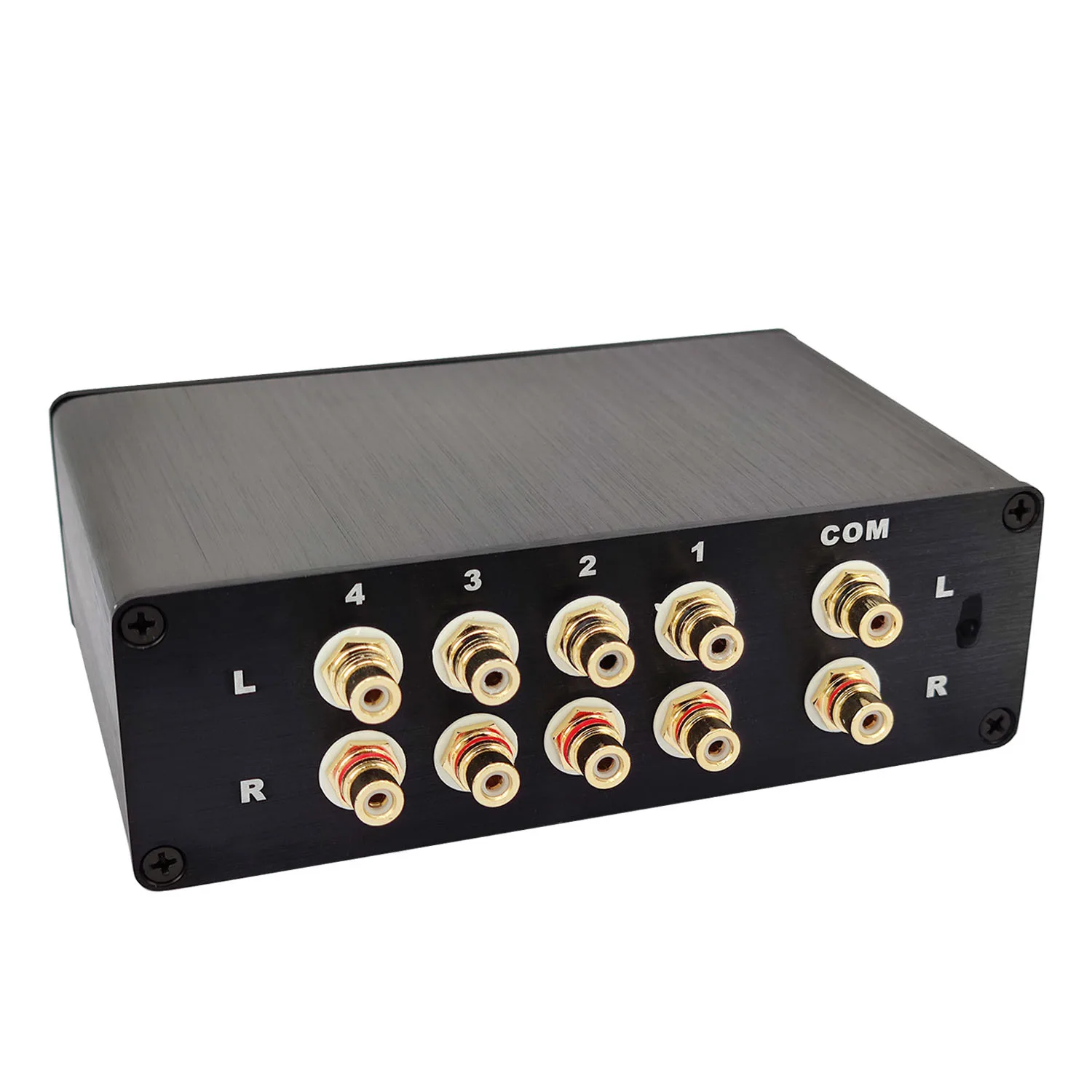 4 In 1 Out  3 in 3 out  Audio INPUT RCA Signal Cable Splitter Selector Switcher Switch Schalter Source Connector 1 in 4 out