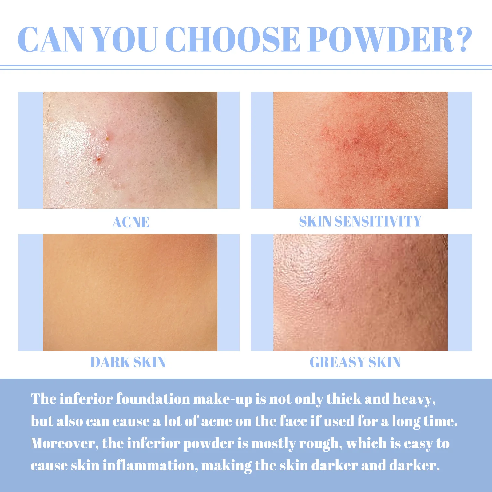 Setting Pressed Powder Invisible Pores Blemishes Waterproof Oil Control Matte Long Lasting Whitening Concealer Powder pressed powder foundation setting powder concealer powder face powder compact powder