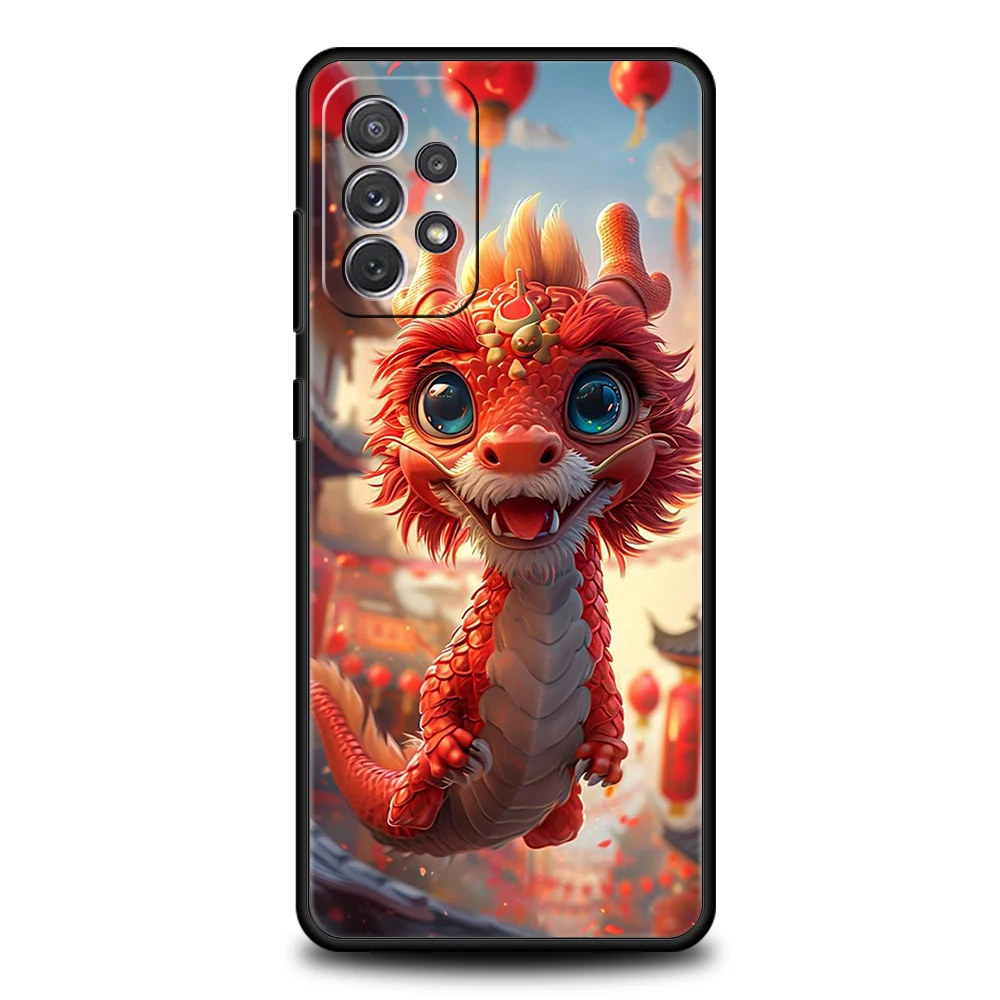 Whimsical Dragon Soft Shell Phone Case