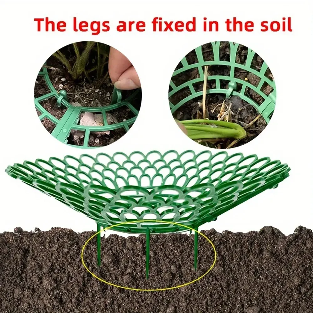 2/5/10Pcs Strawberry Support Stands with 3 Sturdy Legs Strawberry Growing Racks Berries Growing Frame Holder for Garden Homegrow plastic plant supports,plant support racks