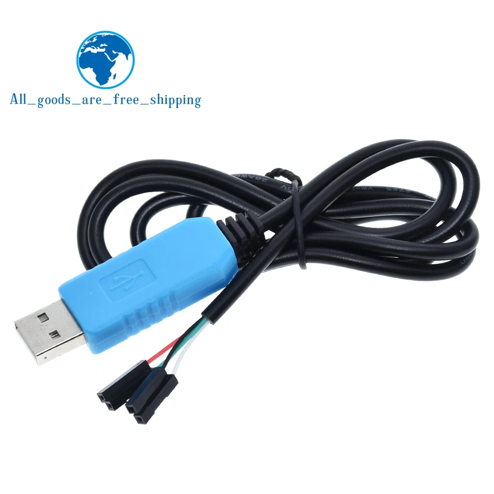 TZT 1/3PCS PL2303 TA USB TTL RS232 Konvertieren Sie das serielle Kabel PL2303TA, kompatibel mit Win XP/VISTA/7/8/8.1, Blau