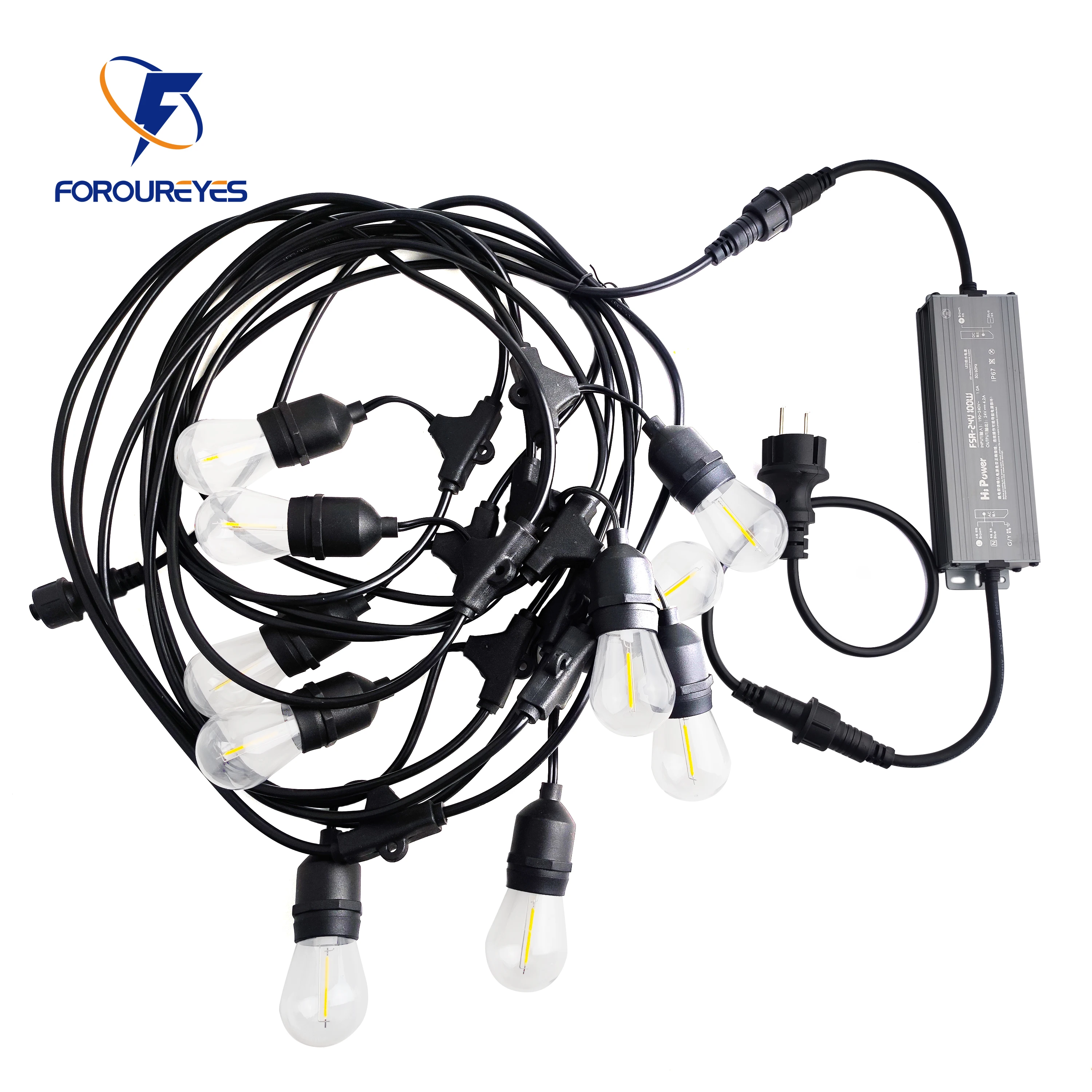 24V Festoon String Lights Waterproof 15m 30m E27 S14 LED Retro Filament Bulb Fairy Outdoor Lights For Wedding  Garden Decoration 5 10pcs m6 threaded nozzle full metal 0 2 0 3 0 4 0 5 0 6mm optional for 1 75 3 0mm filament v5 v6 hotend extruder 3d printer