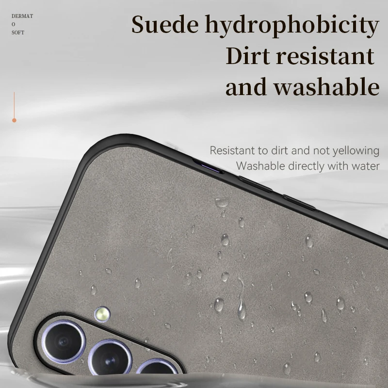 Luxurious Sheepskin Soft Leather Phone Cover