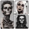 Halloween Face Body Painting Stick Cream Waterproof UV Light Neon Green Black White Paint Cream Party Art Makeup 2