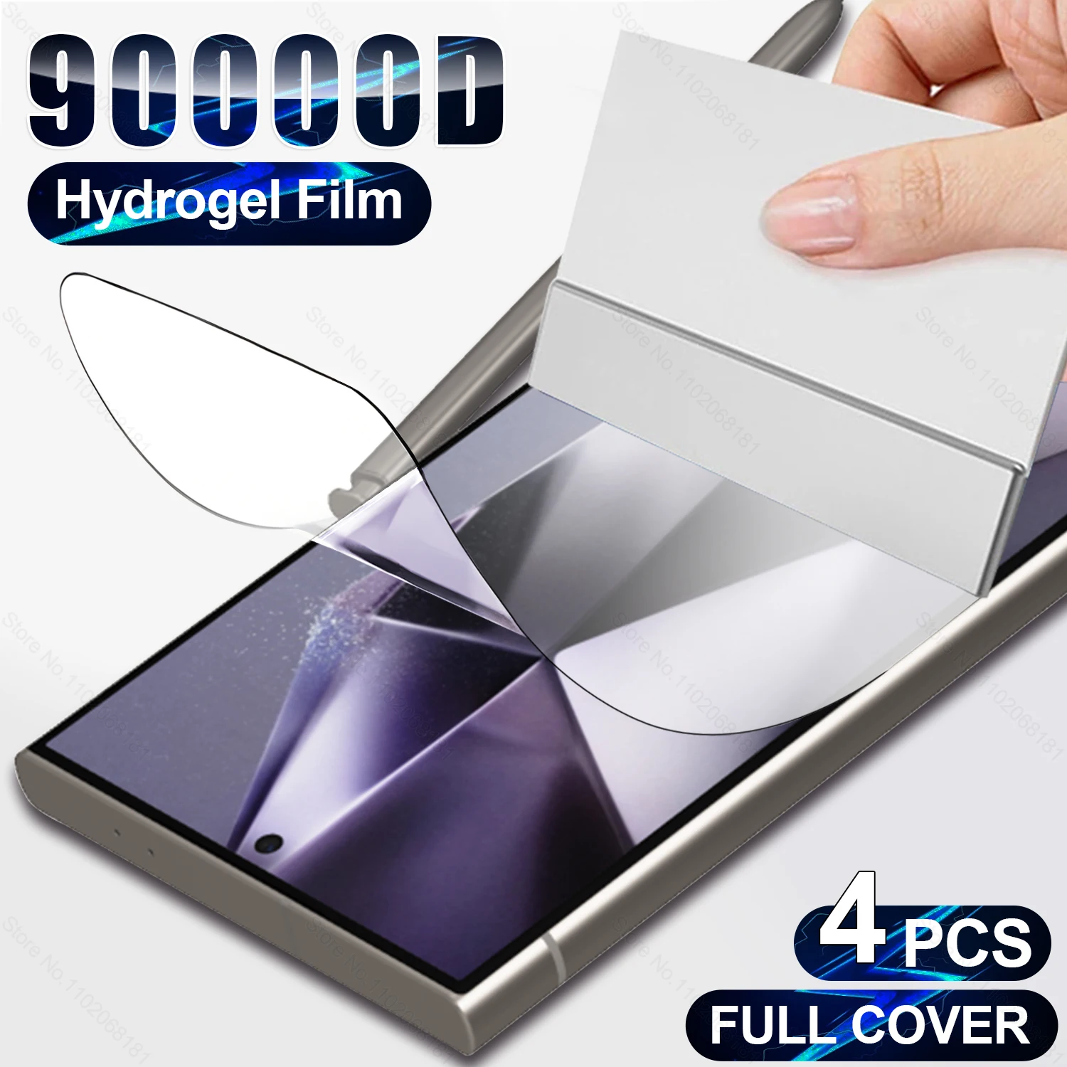 

4Pcs Hydrogel Film For Samsung Galaxy S24 S23 S22 S21 S20 Ultra S10 S9 Plus A12 A34 A54 A53 A52 A33 A32 A31 A71 Screen Protector