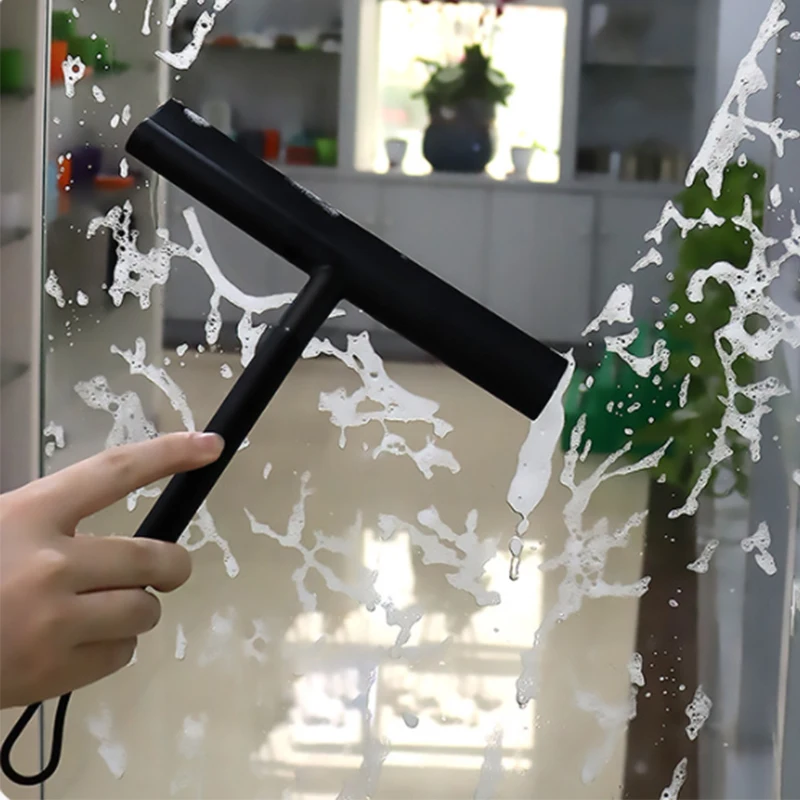 Shower Squeegee Glass Window Scraper Window Cleaning Squeegee Glass Scraper Cleaning Squeegee Window Cleaner Window Cleaning Tool Cleaning Scraper Scraper Cleaner Scraper Tool for Shower Stall Bathroom Accessories