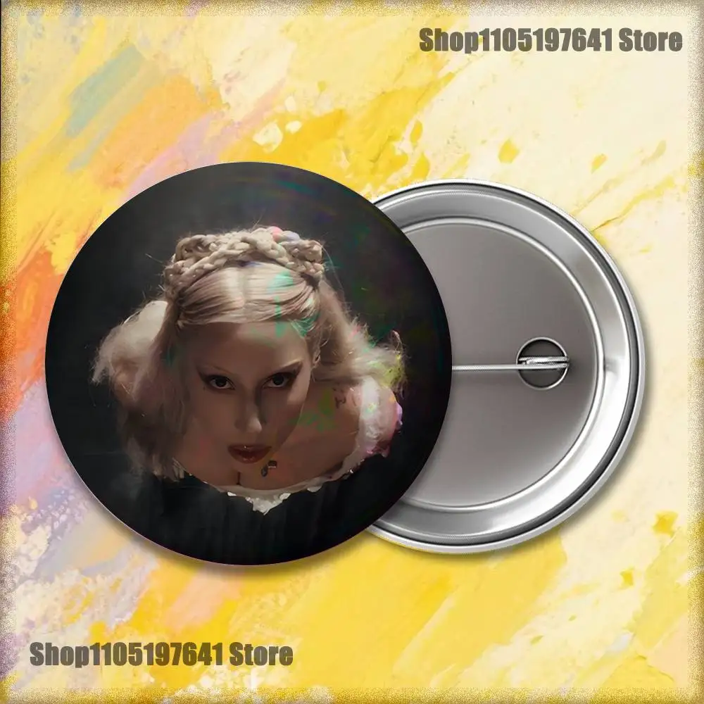 GagaS Creative Round Badge Pin – Stylish Accessory
