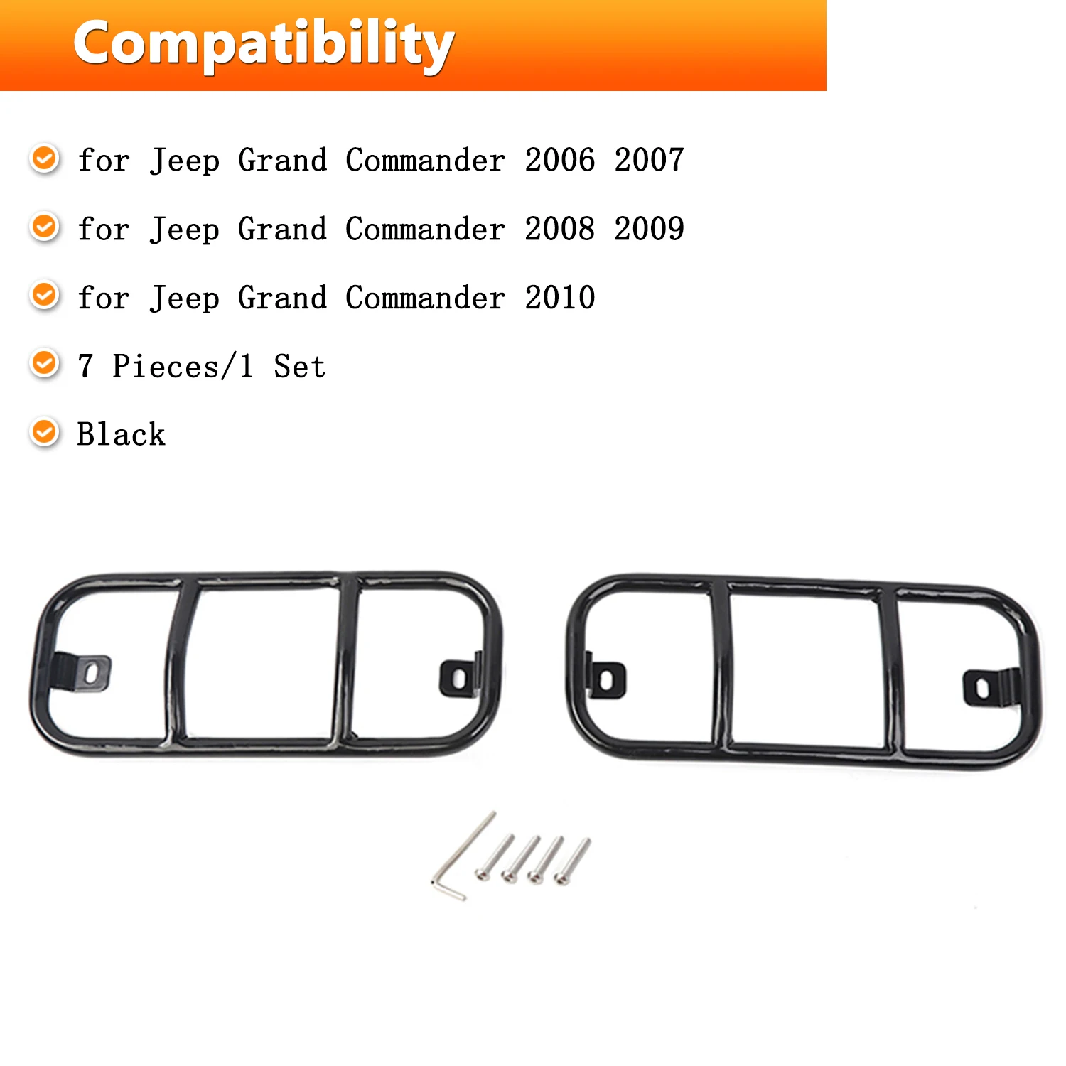 ڵ ĸ Ȱ Ŀ  Ʈ   Ʈ Jeep Grand Commander 2006 2007 2008 2009 2010 ܺ ׼