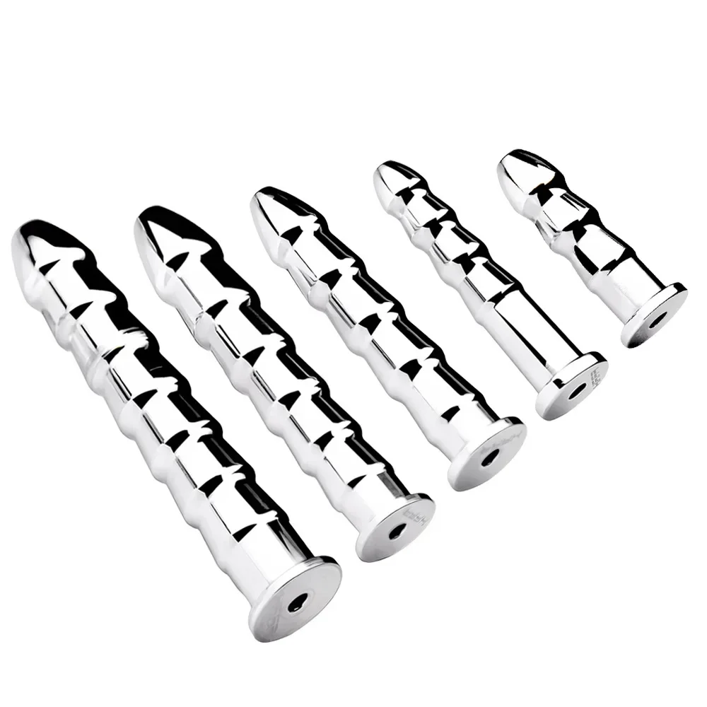 New Stainless Steel Urethral Dilators Hollow Urethral Stimulator Horse Eyes Stick Penis Plug Male Orgasm Masturbator BDSM Toys urethral dilator silicone urethral dilator