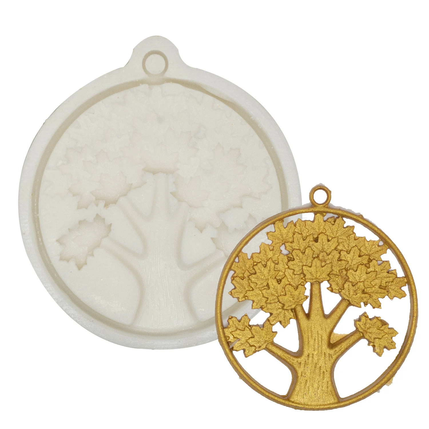 

Tree Shaped Silicone Mold Fondant Cake Decorating Tools, Earring Pendant, Chocolate Gumpaste Molds, Sugarcraft, Kitchen
