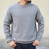 Sauce Zhan Mens Sweater Pullover Sweaters for Men O-neck Solid Color 100% Sheep's Wool Autumn Winter Sweater  High Density 2