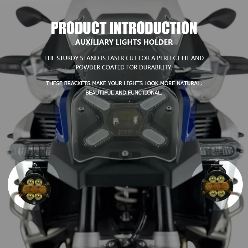 BMW R1300GS ADV R 1300 GS 어드벤처 R1300 GS 2023 2024 2025 오토바이용 안개등 LED 브래킷 보조등 홀더 지지대
