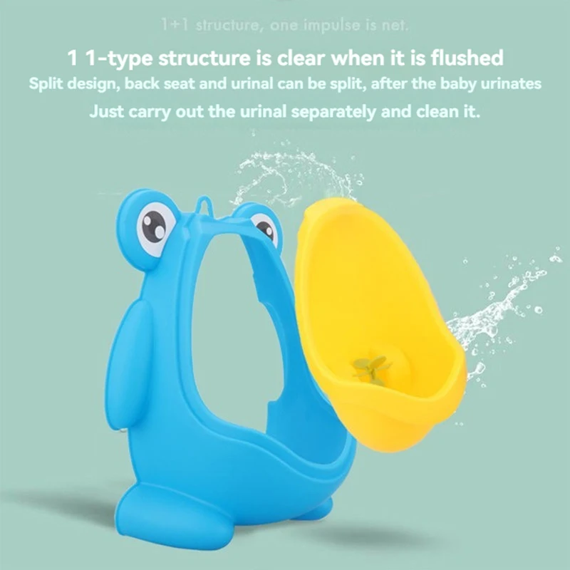 New Pattern Fashionable Little Frog Male Baby Urinal Boys Wall Mounted Children's Standing Urinal Boys' Urine Training Device 4