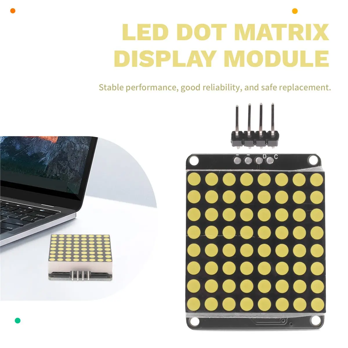 《공장 직판》8X8 LED 매트릭스 모듈 HT16K33 인터페이스 LED 도트 매트릭스 모듈 지원 확장 연결 LED 전자 스크린