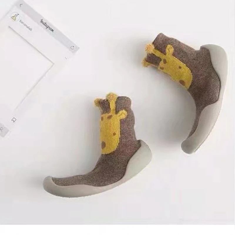 Infant Toddler Spring Summer Soft Sole Sock Shoes Cute Animals Unisex Baby Non-Slip Floor Socks Kids 0-3T Lightweight Prewalker baby shoes soft sole shoes