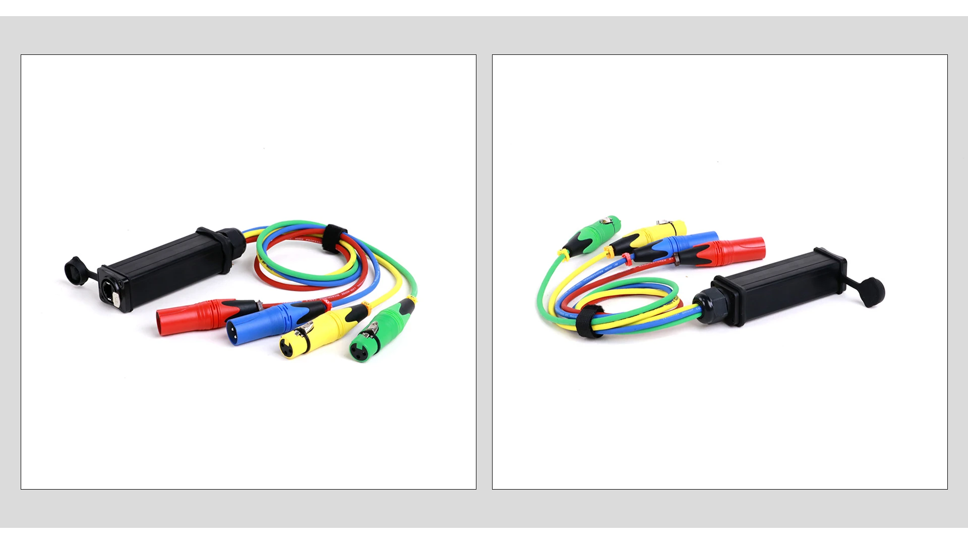 Rj45 cat6 stp zu Audio Snake 4 Kanal xlr 3Pins Multi Network Breakout Kabel Splitter für Stage Sound Lighting Aufnahme studio – Detail 3