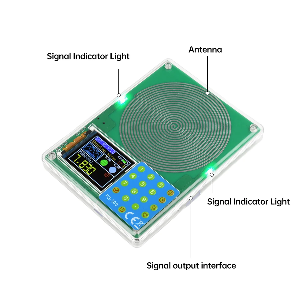 Advanced DDS Function Signal Generator with Adjustable Frequency and Color Display Screen