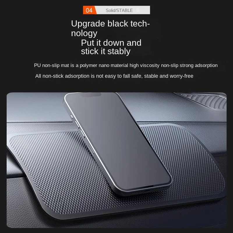 Car Non Slip Mat Sticky Heat Resistant PU Pads Dashboard Phone Sunglasses Holder Styling Lnterior car non slip mat