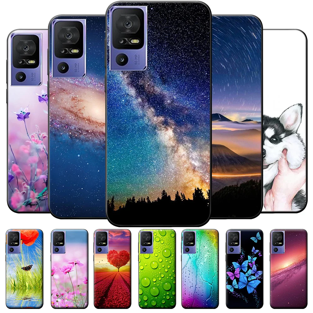 Per Custodia Tcl 40 Se Custodie In Marmo Moda Per Tcl 40 Se 40 Se Cover Posteriore Protettiva In Silicone Tpu Da 6.75 Pollici Per Guscio Tcl 40 Se