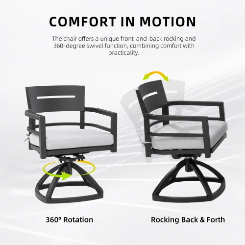 Patio Swivel Rocker Chairs 2