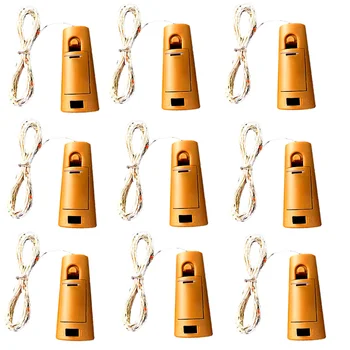 30led 와인 병 코르크, 3M 코르크 조명, 요정 미니 문자열 조명 주류 병 웨딩 장식, 10 개