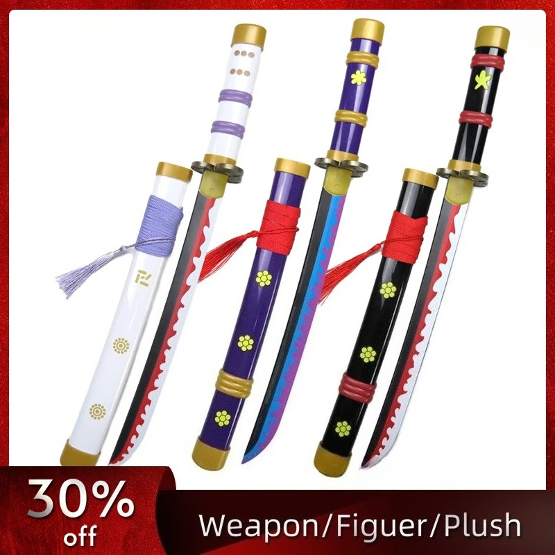 42cm/16.53in Anime Zoro Katana Swords Model Samurai Props Cosplay Peripherals Wooden With Sheath Collectible Ornaments Boys Toys