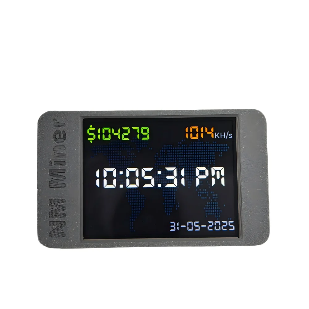 ESP32 Miner 375K/HS Solo Mining Energiezuinig 1W Genérico Bitcoin-Miner  2025, BTC USB NMMiner ESP32, 375K/HS 375K/HS Hashrate Miner